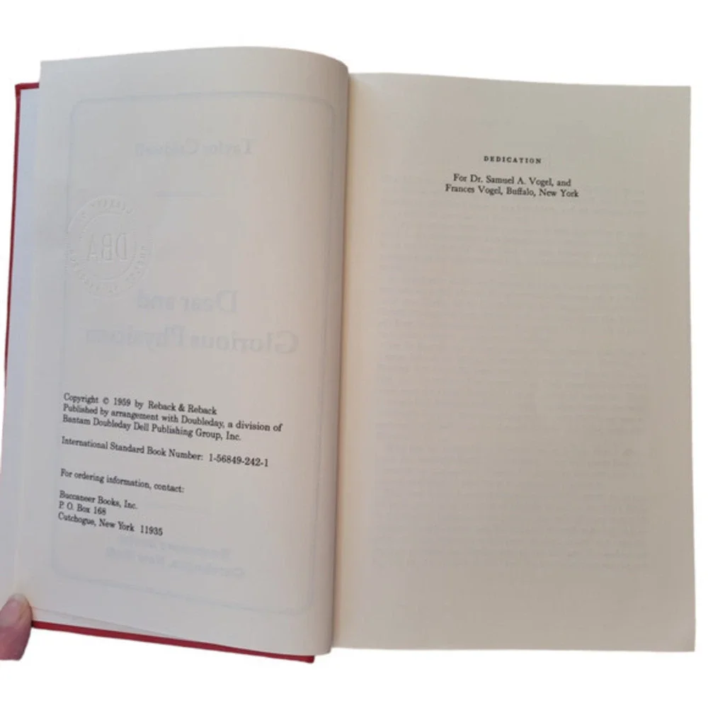 Dear Glorious‎ Physician By Taylor Caldwell 1959  Hardcover book